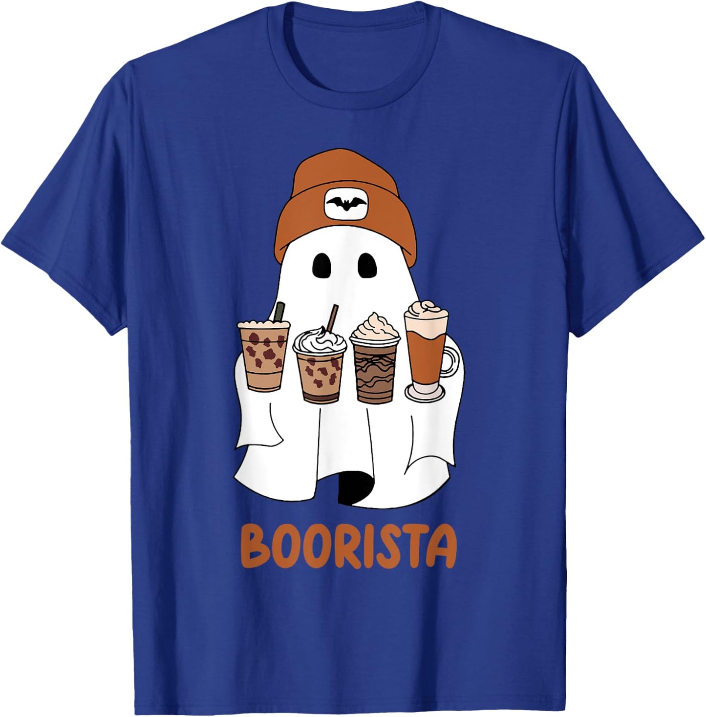 Boorista Ghost with Coffee T-Shirt - T-Shirt | Royal