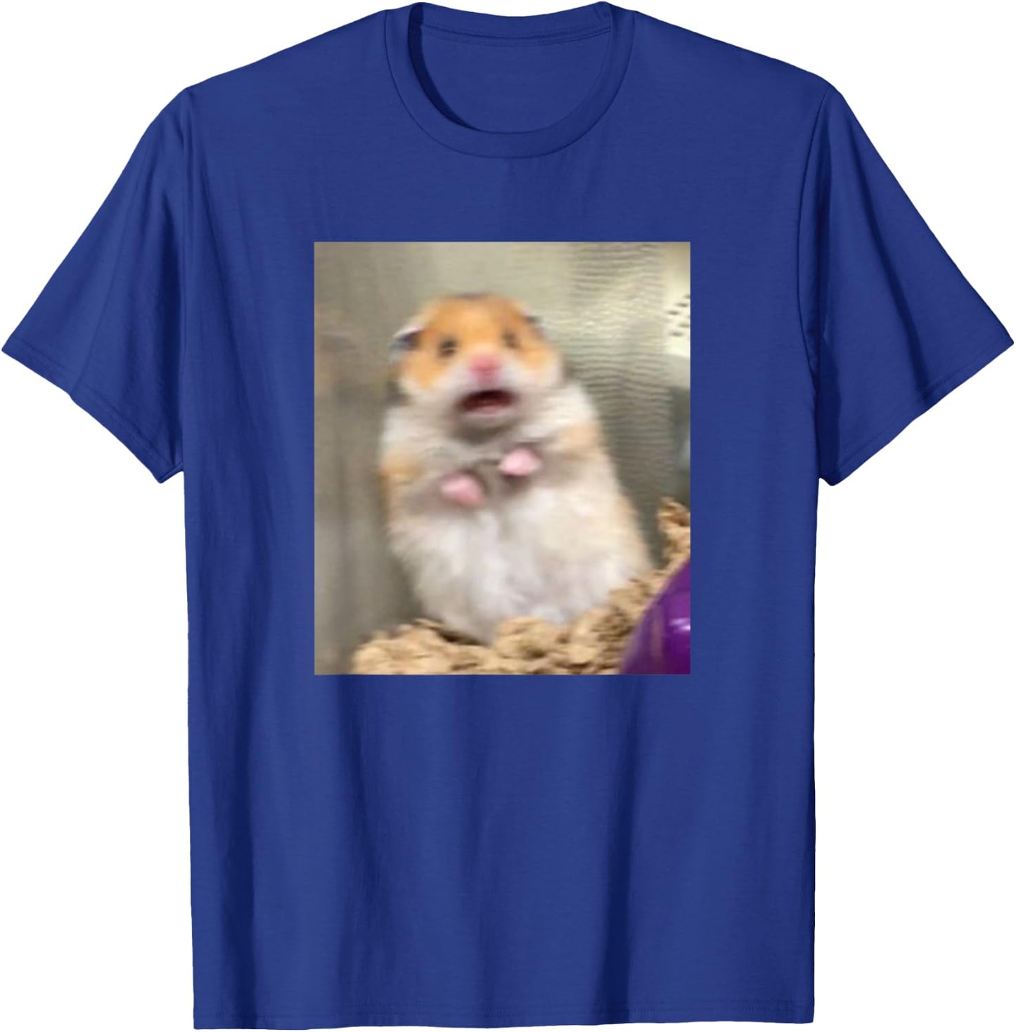Scared Hamster Meme Funny Pet Owner Dank Trendy T-Shirt - T-Shirt | Royal