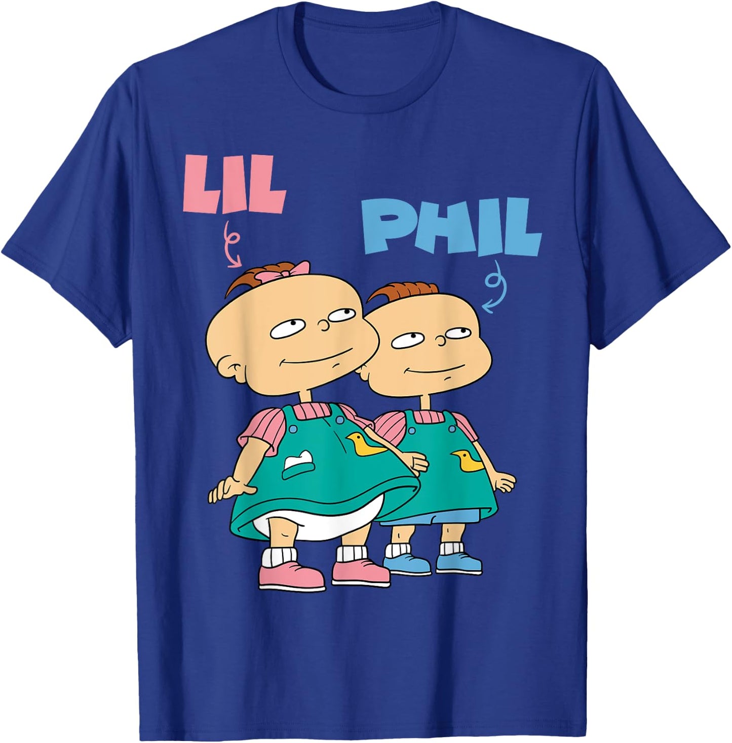 Mademark x Rugrats - Lil and Phil “The Deville’s” Twins Rugrats T-Shirt - T-Shirt | Royal