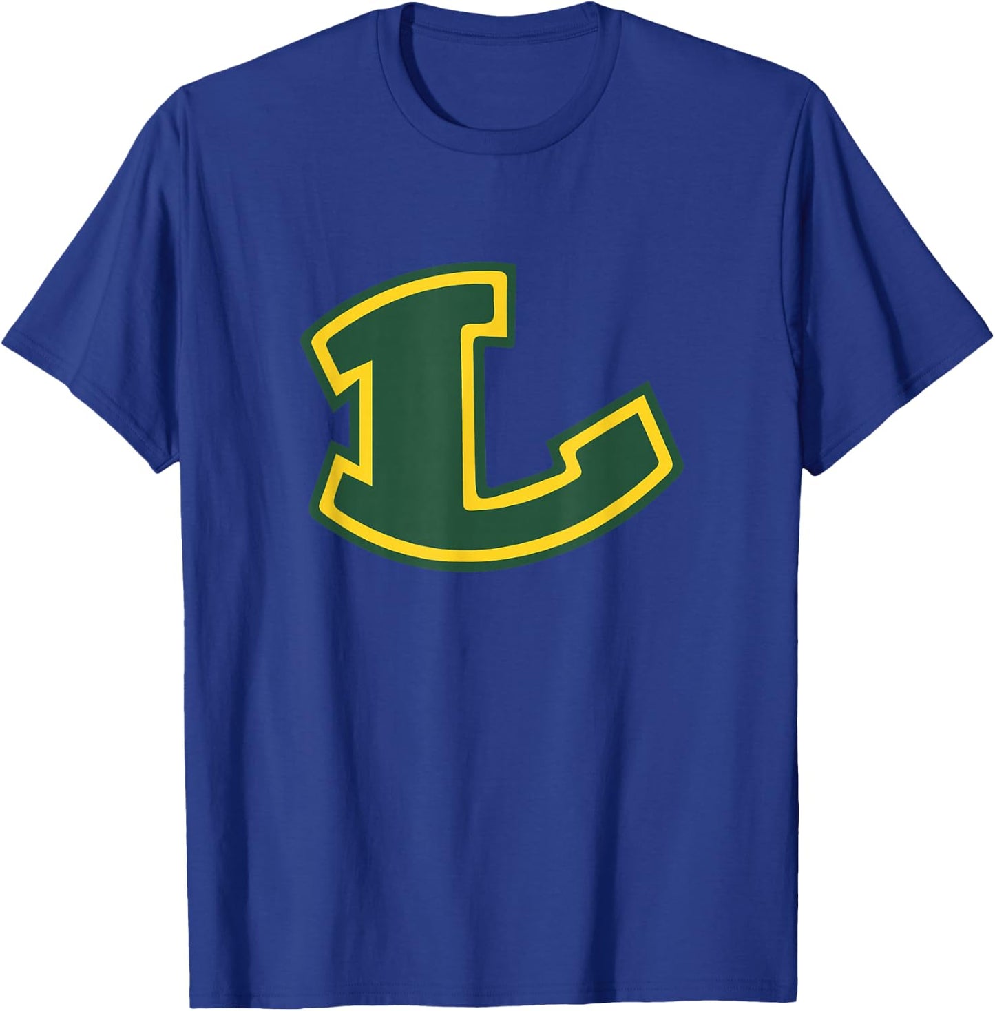 Longview Lobos Football L Design T-Shirt - T-Shirt | Royal