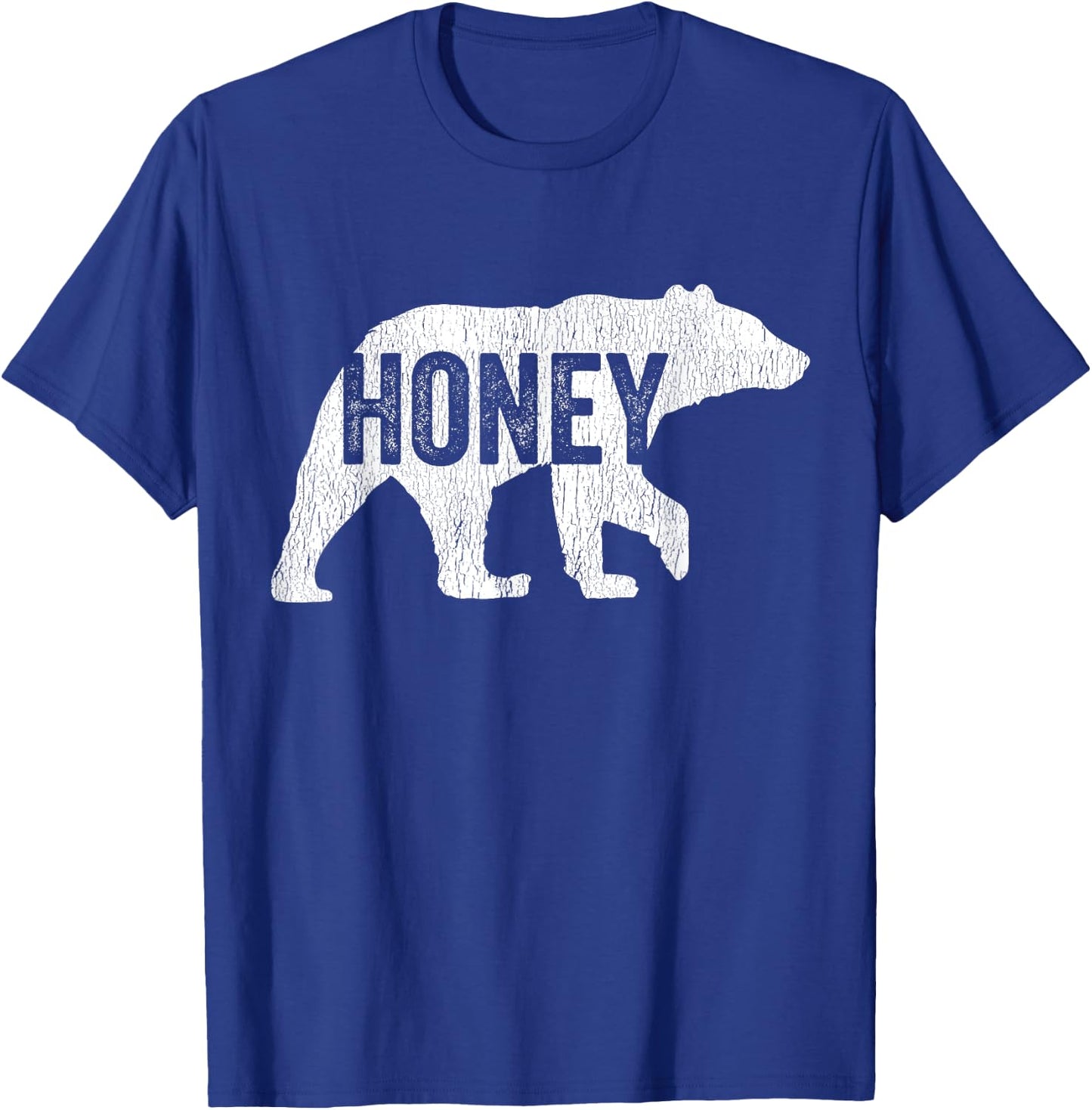 Honey Bear Matching Family Camping Bear Funny Honey T-Shirt - T-Shirt | Royal