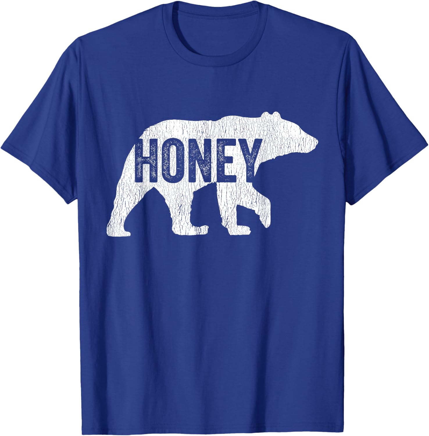 Honey Bear Matching Family Camping Bear Funny Honey T-Shirt - T-Shirt | Royal