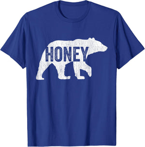 Honey Bear Matching Family Camping Bear Funny Honey T-Shirt - T-Shirt | Royal