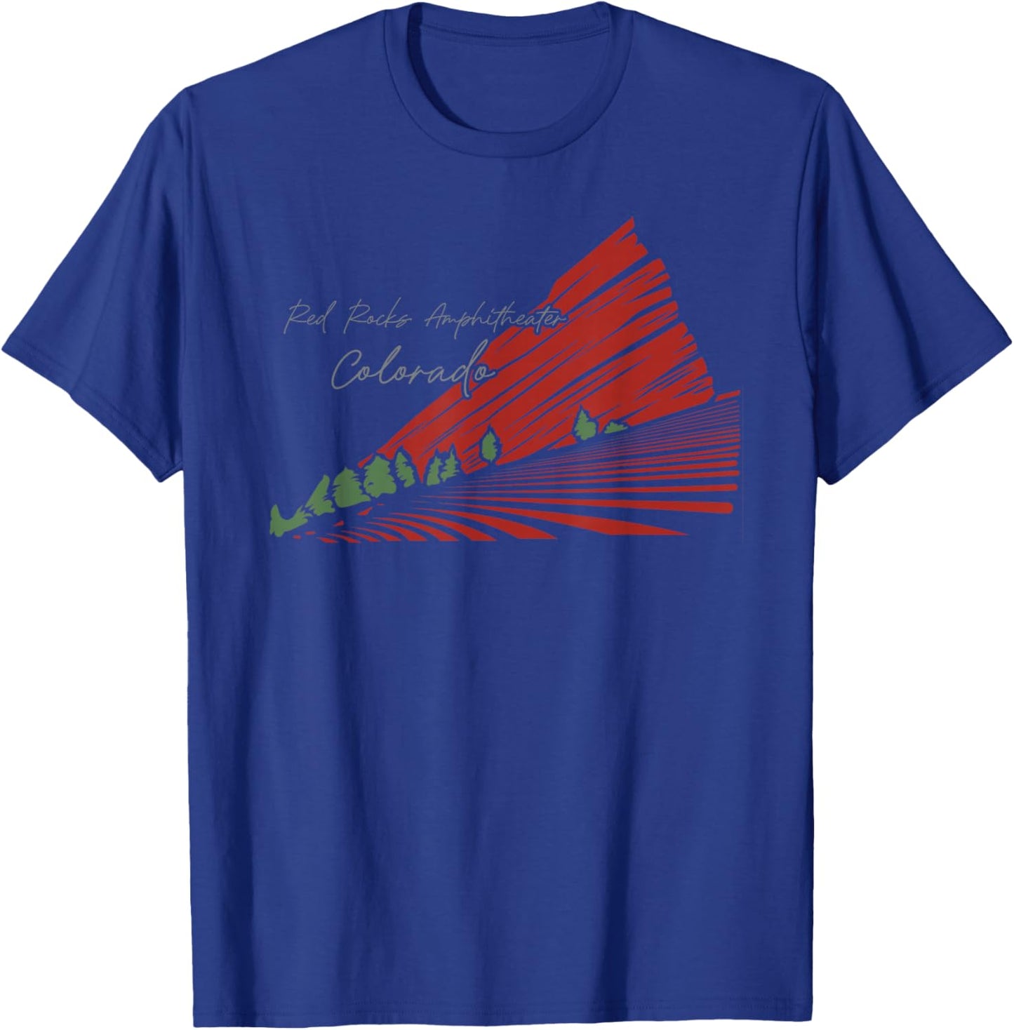 Red Rocks Amphitheater - Colorado T-Shirt - T-Shirt | Royal