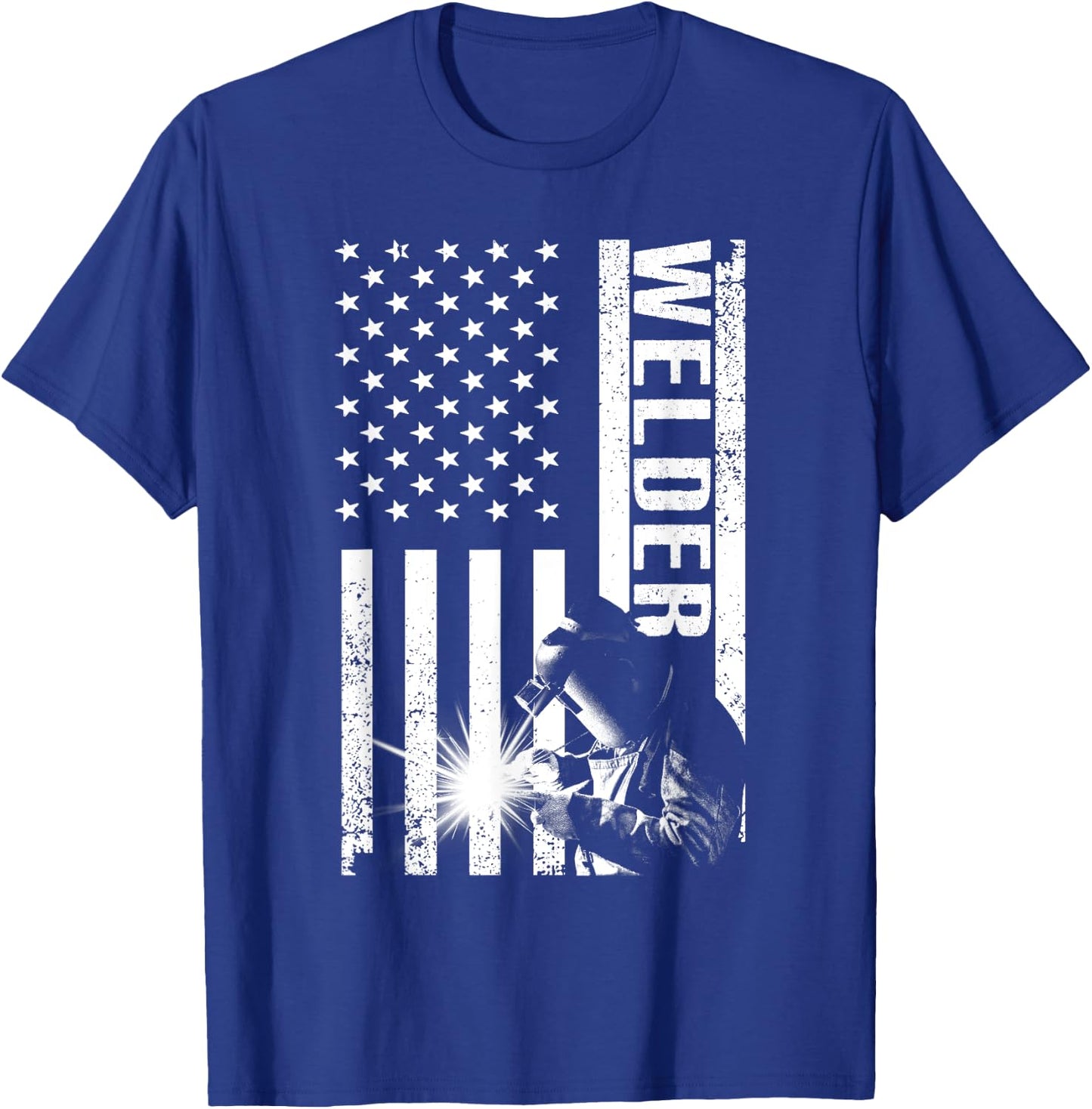 Cool Welder Design Women Welder Welding Metalwork T-Shirt - T-Shirt | Royal