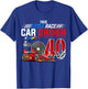 Racing Car Driver 40th Birthday Race Car Theme 40 Year Old T-Shirt - T-Shirt | Royal