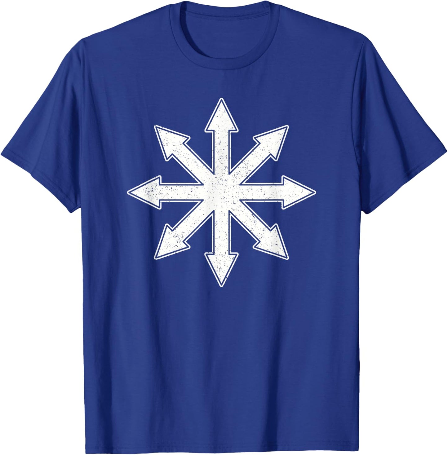 Chaos Symbol Chaos Star Occult Chaos Cross T-Shirt - T-Shirt | Royal