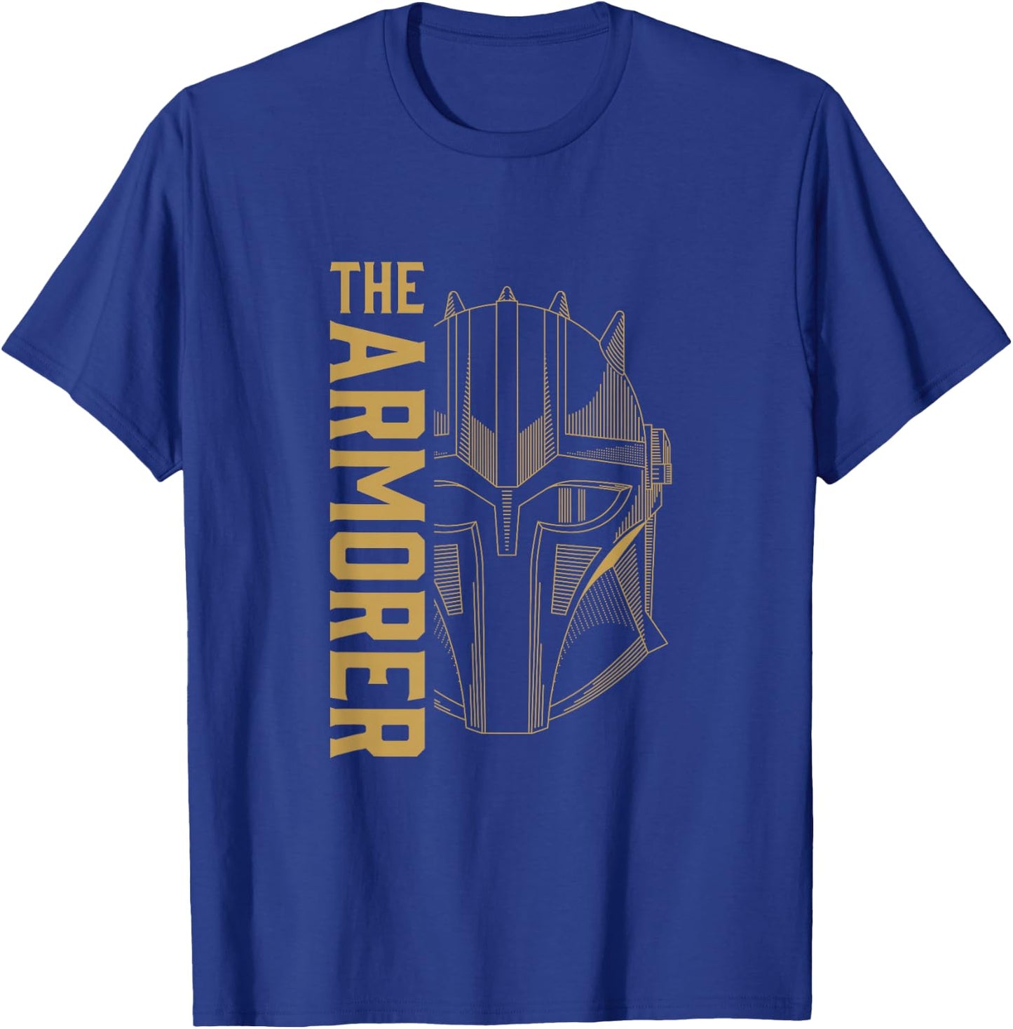 Star Wars: The Mandalorian The Armorer Title Icon Logo T-Shirt - T-Shirt | Royal