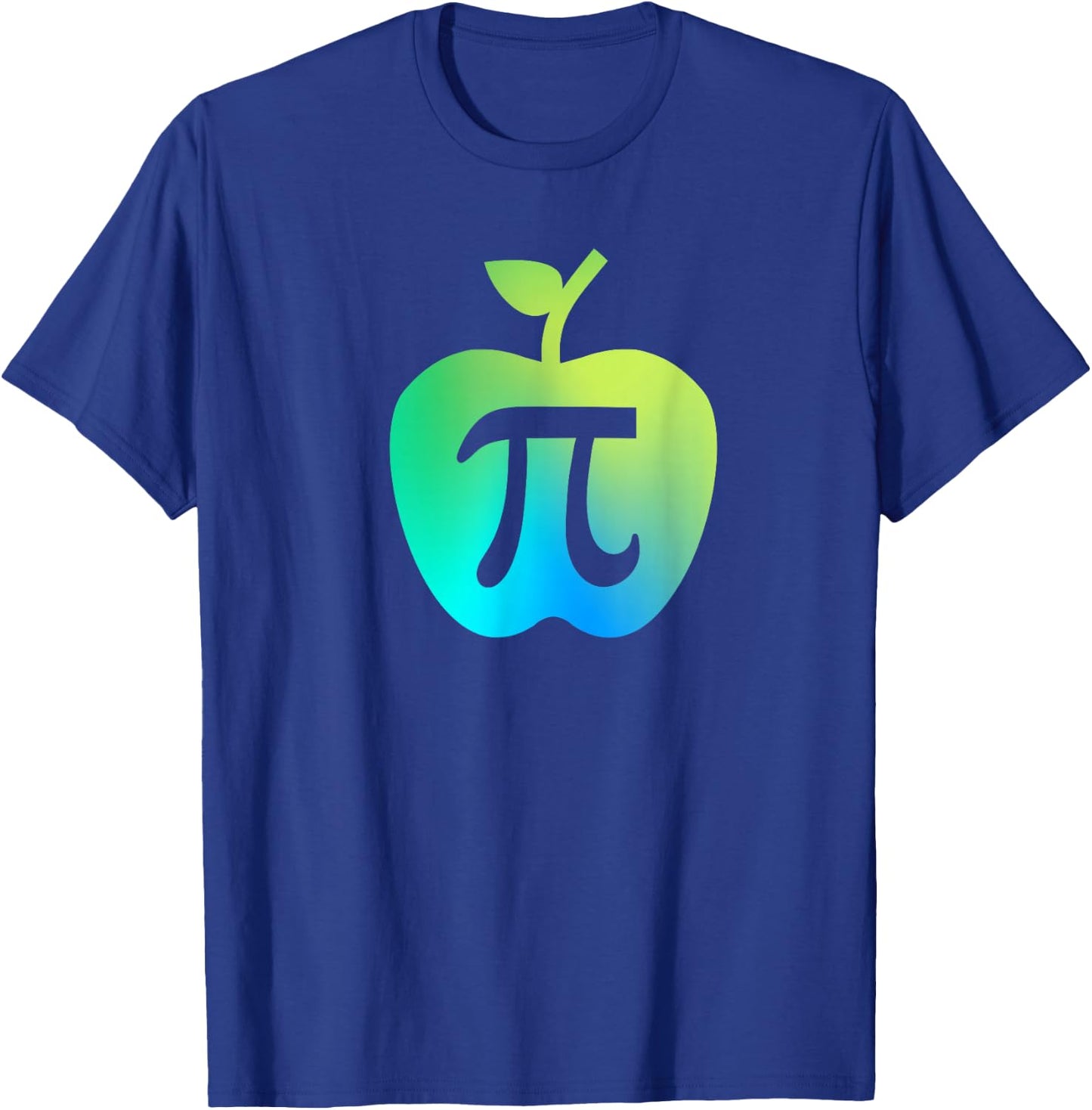 Happy Pi Day Cute Apple Pie 3.14 Funny Science Math Teacher T-Shirt - T-Shirt | Royal