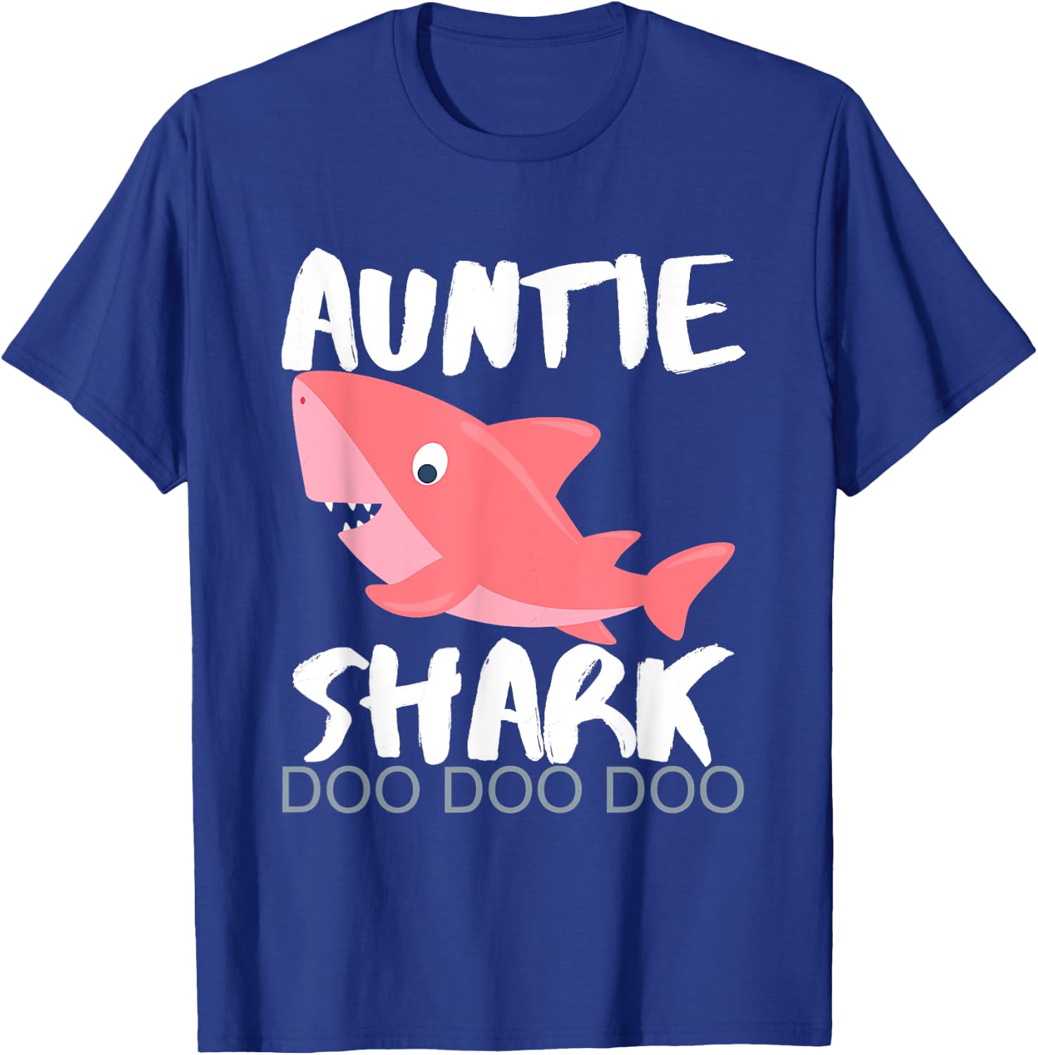 Auntie Shark Shirt Gifts From Niece Nephew T-Shirt - T-Shirt | Royal