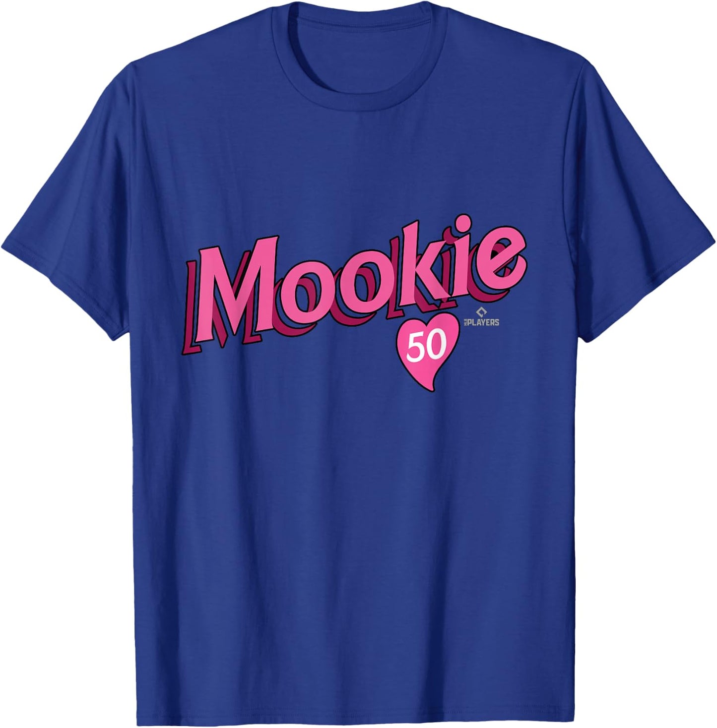 Mookie Betts Los Angeles Baseball Valentine MLBPA T-Shirt - T-Shirt | Royal