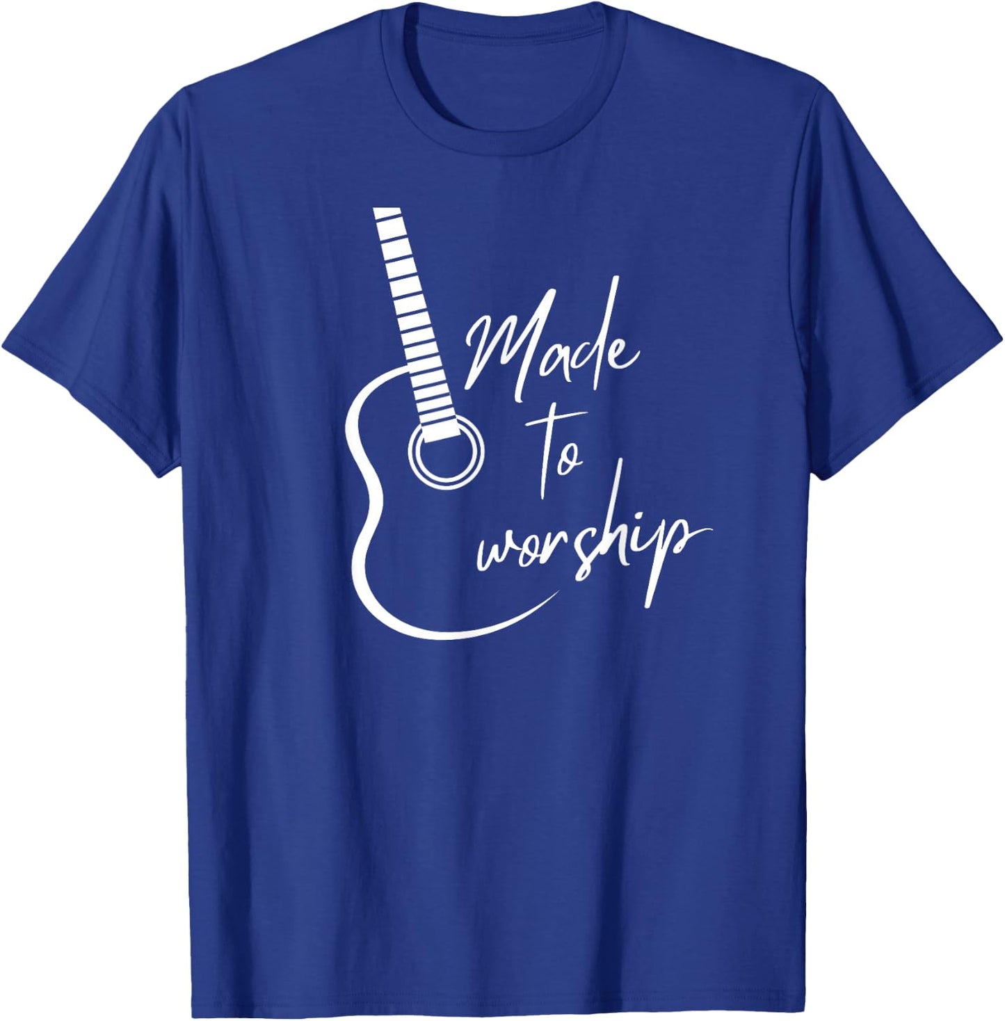 Made To Worship Music Pastor Worship Leader Shirt T-Shirt - T-Shirt | Royal