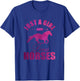 Just A Girl Who Loves Horses Watercolor Horse T-Shirt - T-Shirt | Royal