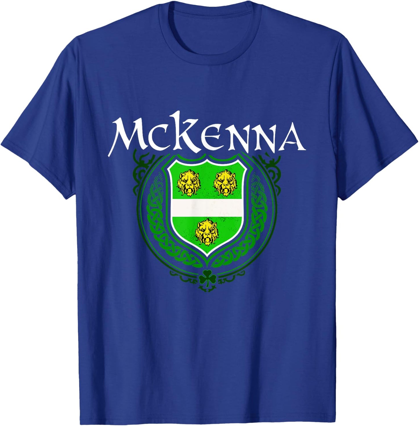 McKenna Surname Irish Clan Tartan Badge Ireland T-Shirt - T-Shirt | Royal