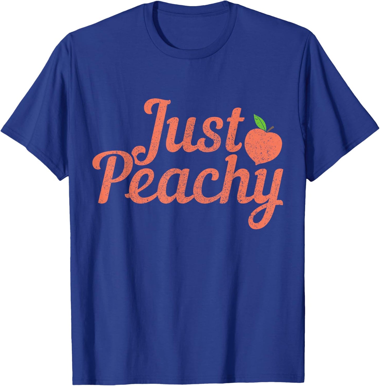 Georgia The Peach State Peachy Funny Vintage Pride T-Shirt - T-Shirt | Royal