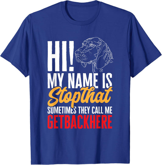 German Shorthaired Pointer GSP Dog T-Shirt - T-Shirt | Royal