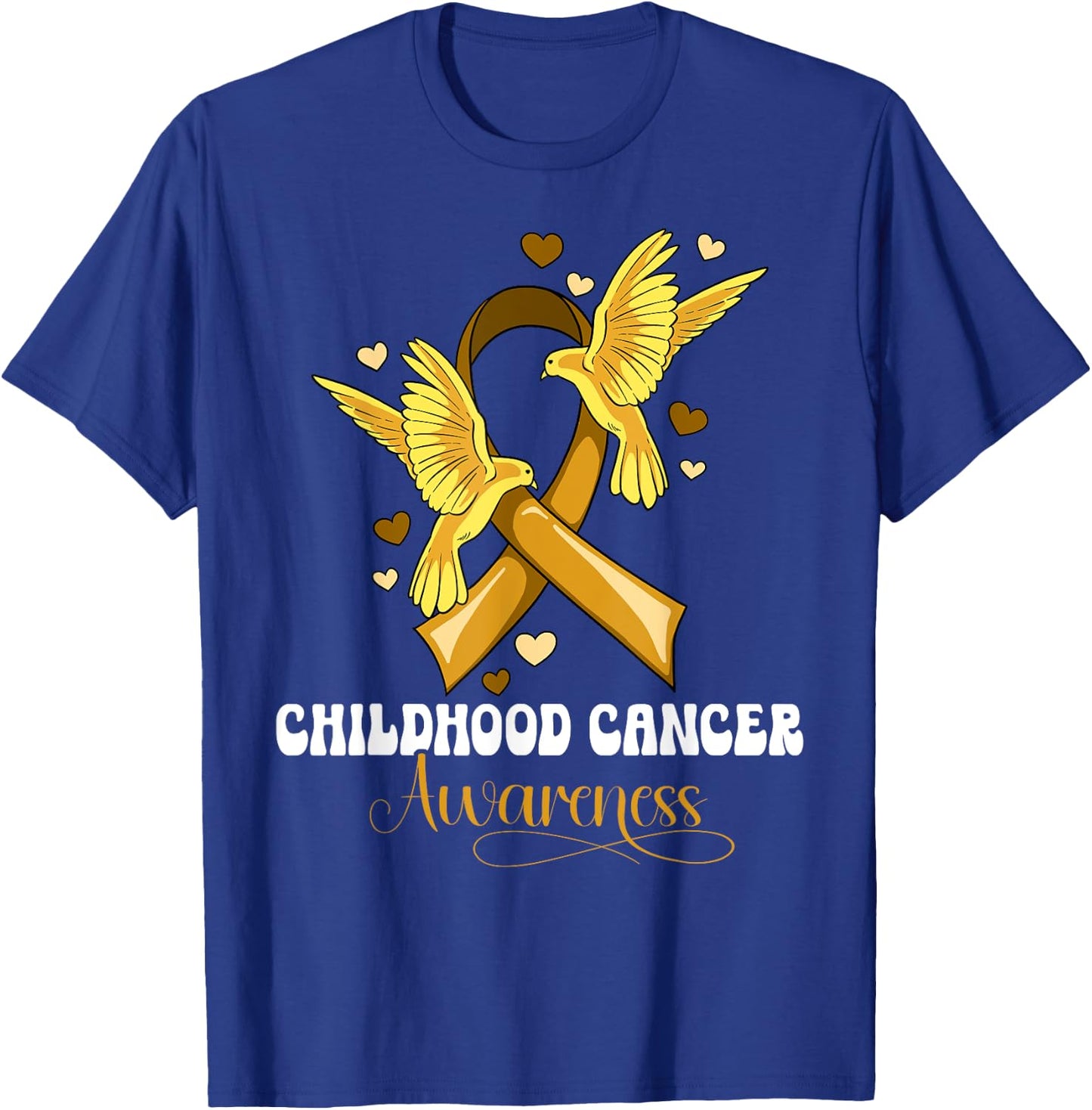 Childhood Cancer Awareness T-Shirt - T-Shirt | Royal