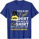 We Wear Endometriosis Awareness Funny Cat T-Shirt - T-Shirt | Royal