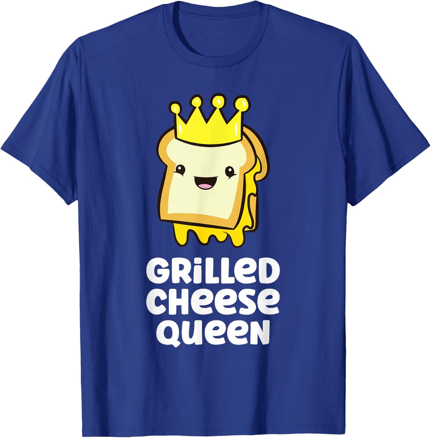 Grilled Cheese Partner Outfit Grilled Cheese Queen T-Shirt - T-Shirt | Royal