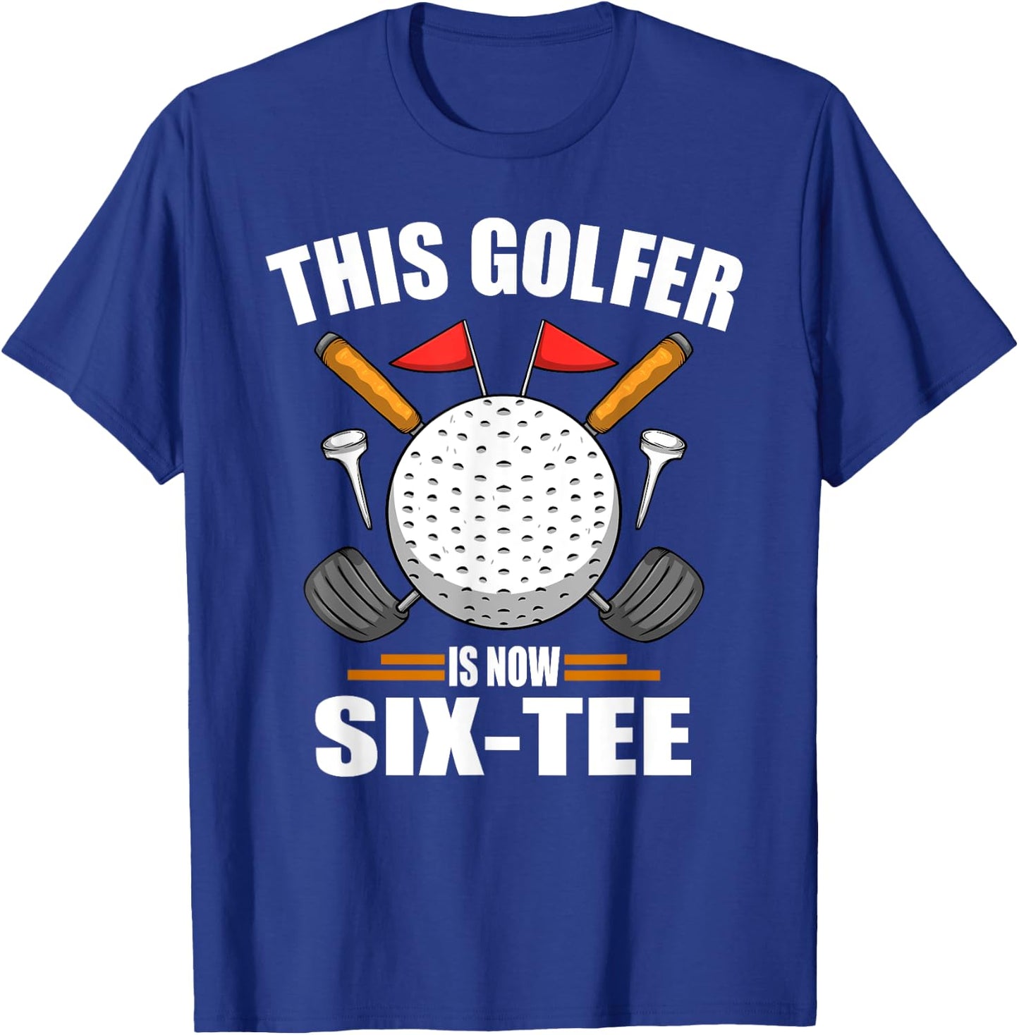 Birthday Golf Shirts 60th Year Old Golfer Golfing T-Shirt - T-Shirt | Royal