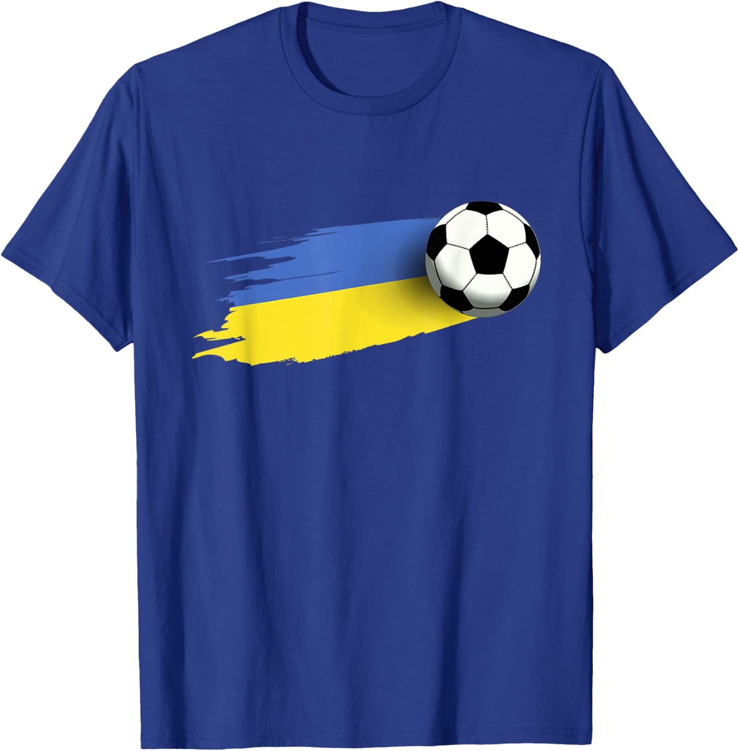 Ukraine Flag Jersey Ukrainian Soccer Team Ukrainian T-Shirt - T-Shirt | Royal