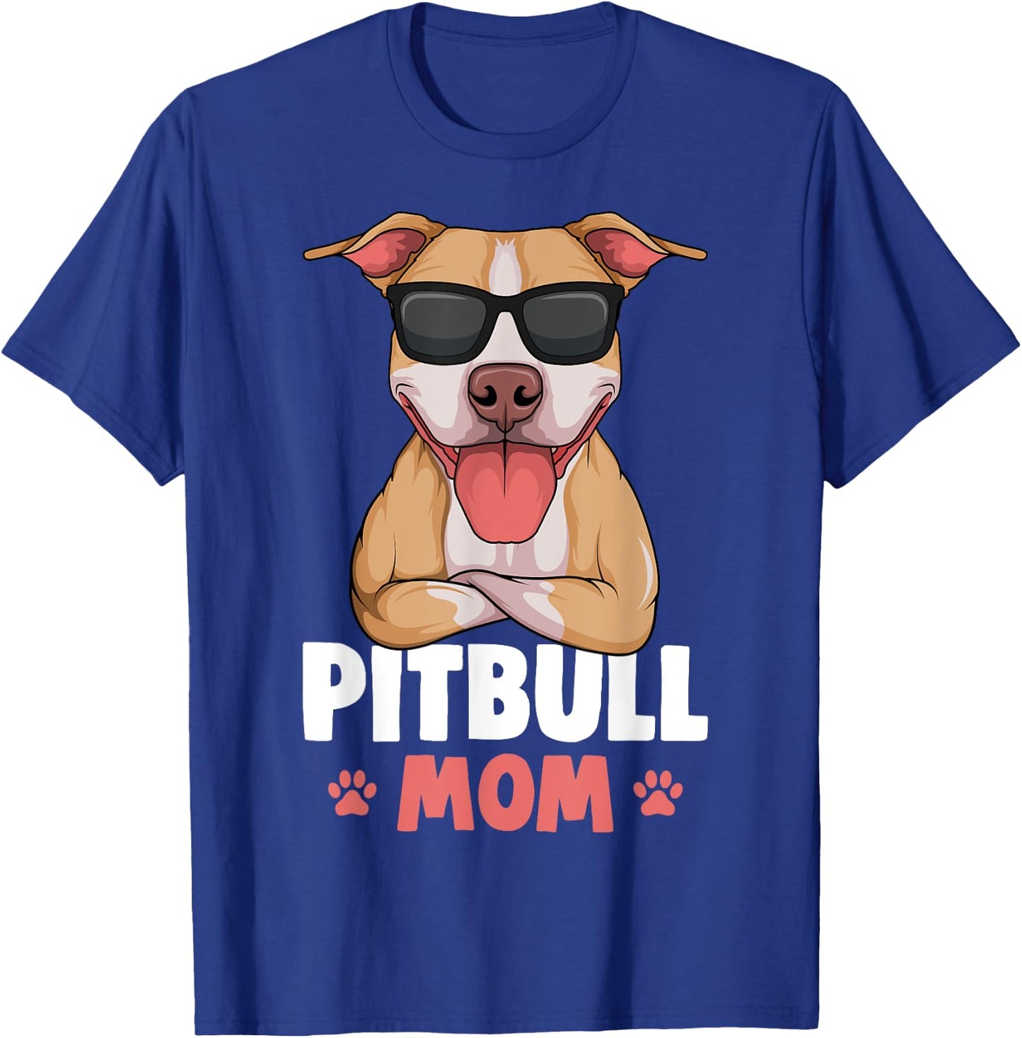 Pitbull Mom Pittie Dog Women T-Shirt - T-Shirt | Royal