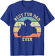 Funny Best Fur Dad Ever Vintage Retro Dog Cat Owner T-Shirt - T-Shirt | Royal