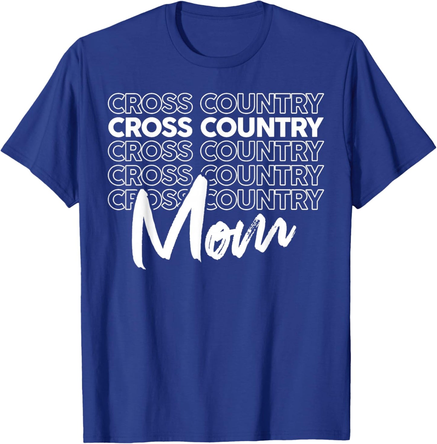Cross Country Mom Like a Regular Mom But Cooler T-Shirt - T-Shirt | Royal