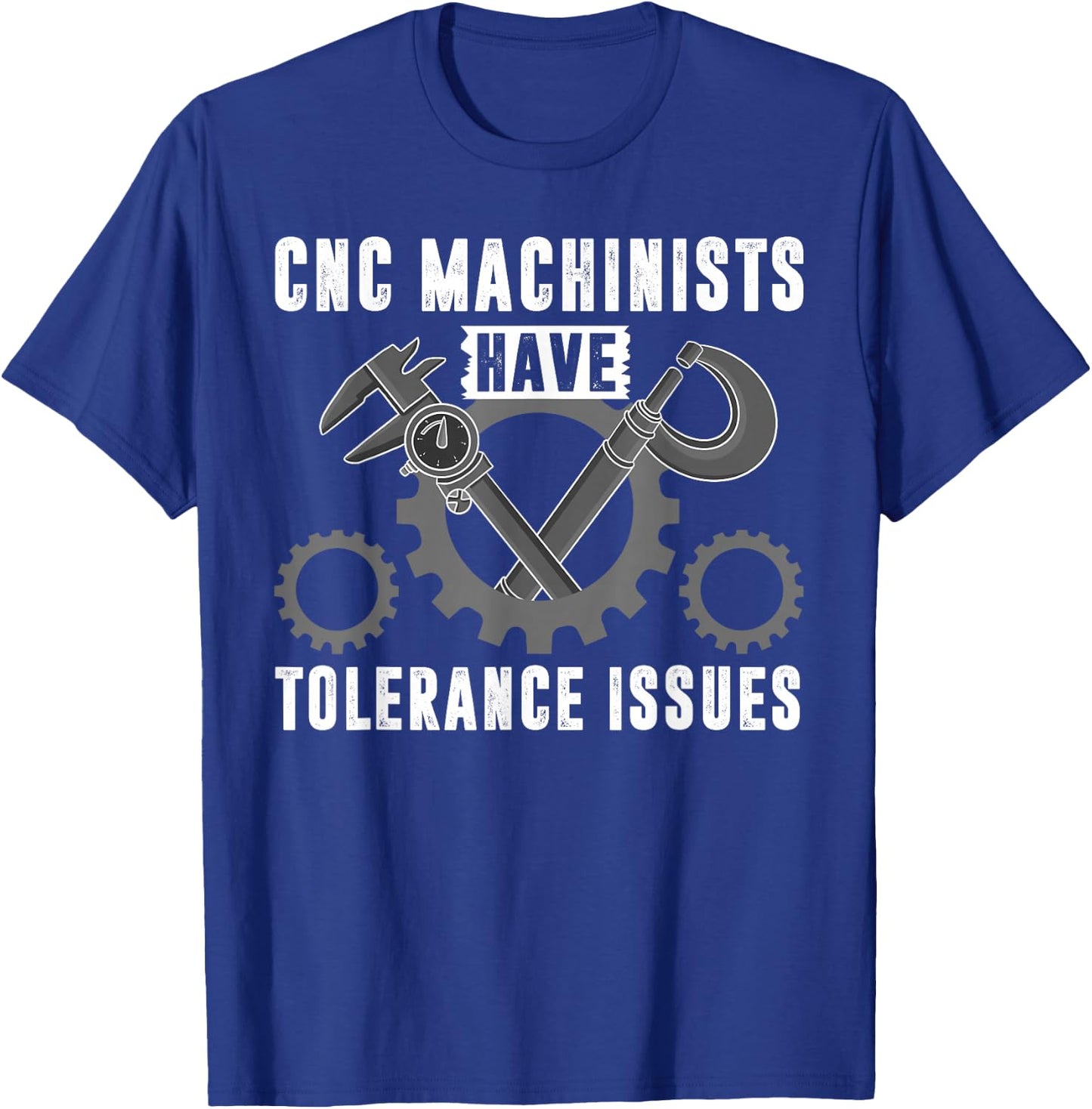 Cool CNC Machinist Design Women CNC Machine Operator T-Shirt - T-Shirt | Royal