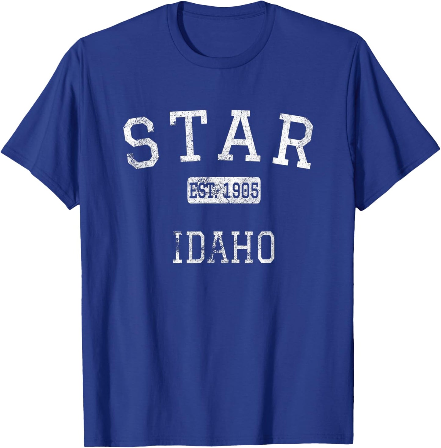 Star Idaho ID Vintage T-Shirt - T-Shirt | Royal