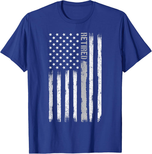 Retired Correctional Officer Corrections Prison Guard T-Shirt - T-Shirt | Royal