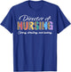 Director of Nursing Appreciation Leopard T-Shirt - T-Shirt | Royal