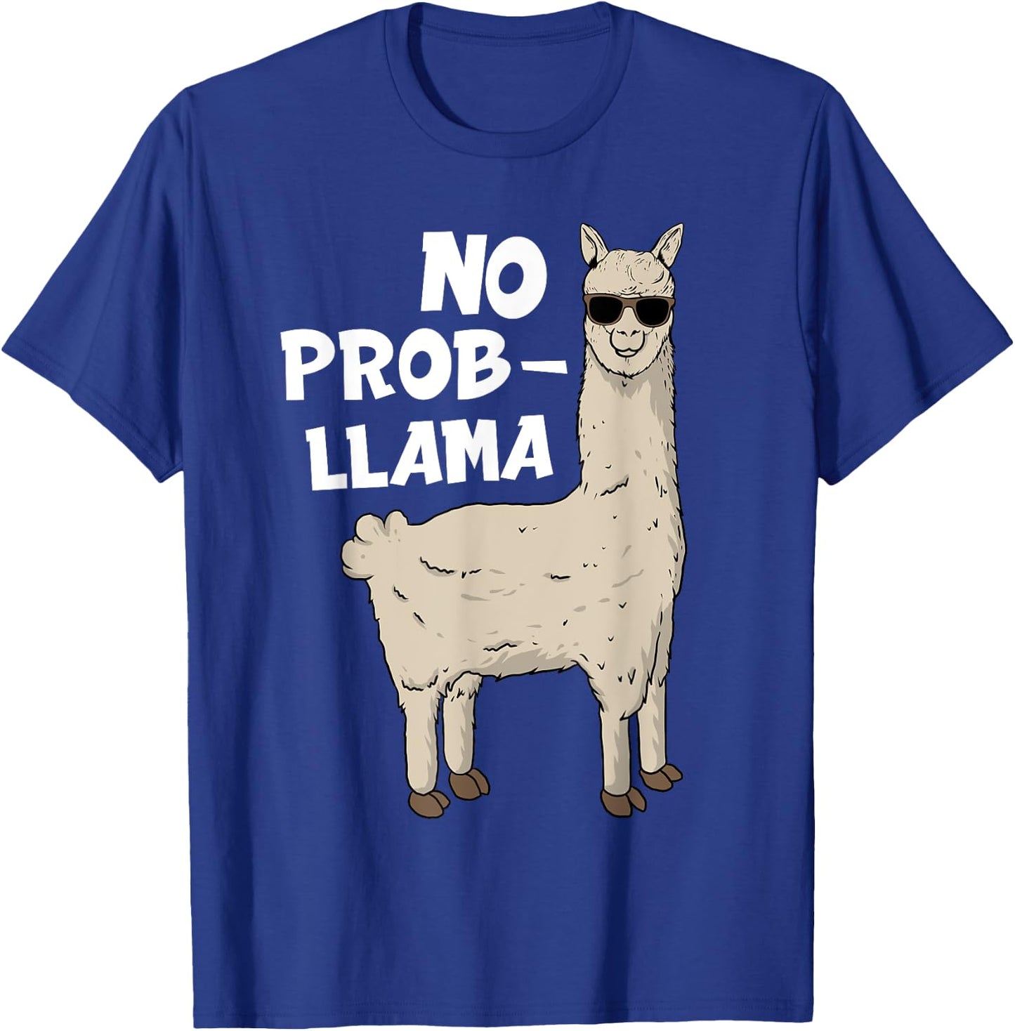 Funny Llama Design Women Kids Llama Alpaca Animal T-Shirt - T-Shirt | Royal