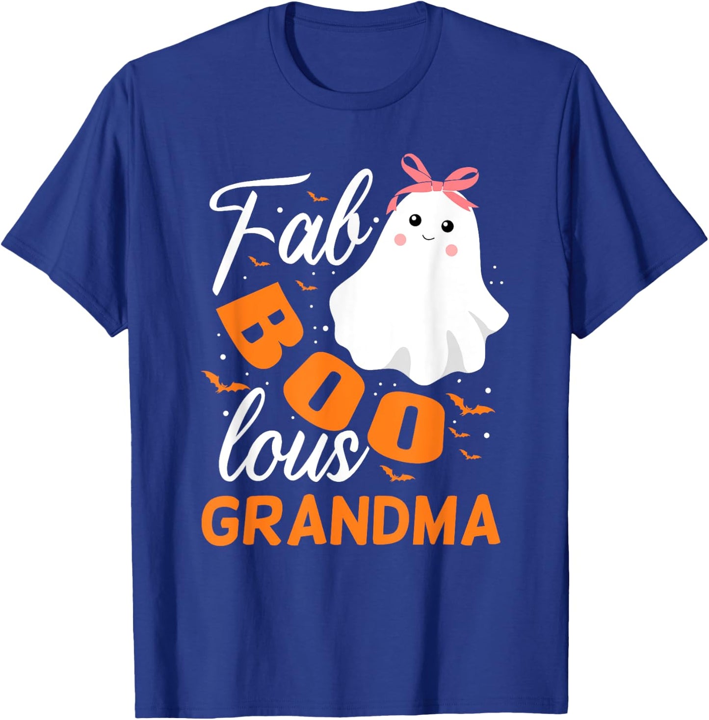 Fabulous Faboolous Grandma Ghost Halloween T-Shirt - T-Shirt | Royal