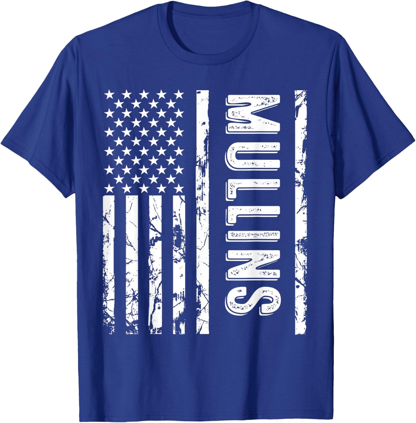 Mullins Last Name Funny Surname Team Mullins Family Reunion T-Shirt - T-Shirt | Royal