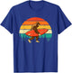 Bigfoot Surfer - Retro Surfingboard Surfing Beach Surfboard T-Shirt - T-Shirt | Royal