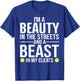 Funny Softball Design Girls Softball Team Player T-Shirt - T-Shirt | Royal