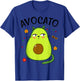 Avocato Avocado Cat Shirt Cinco Mayo Funny Mexican Men Women T-Shirt - T-Shirt | Royal