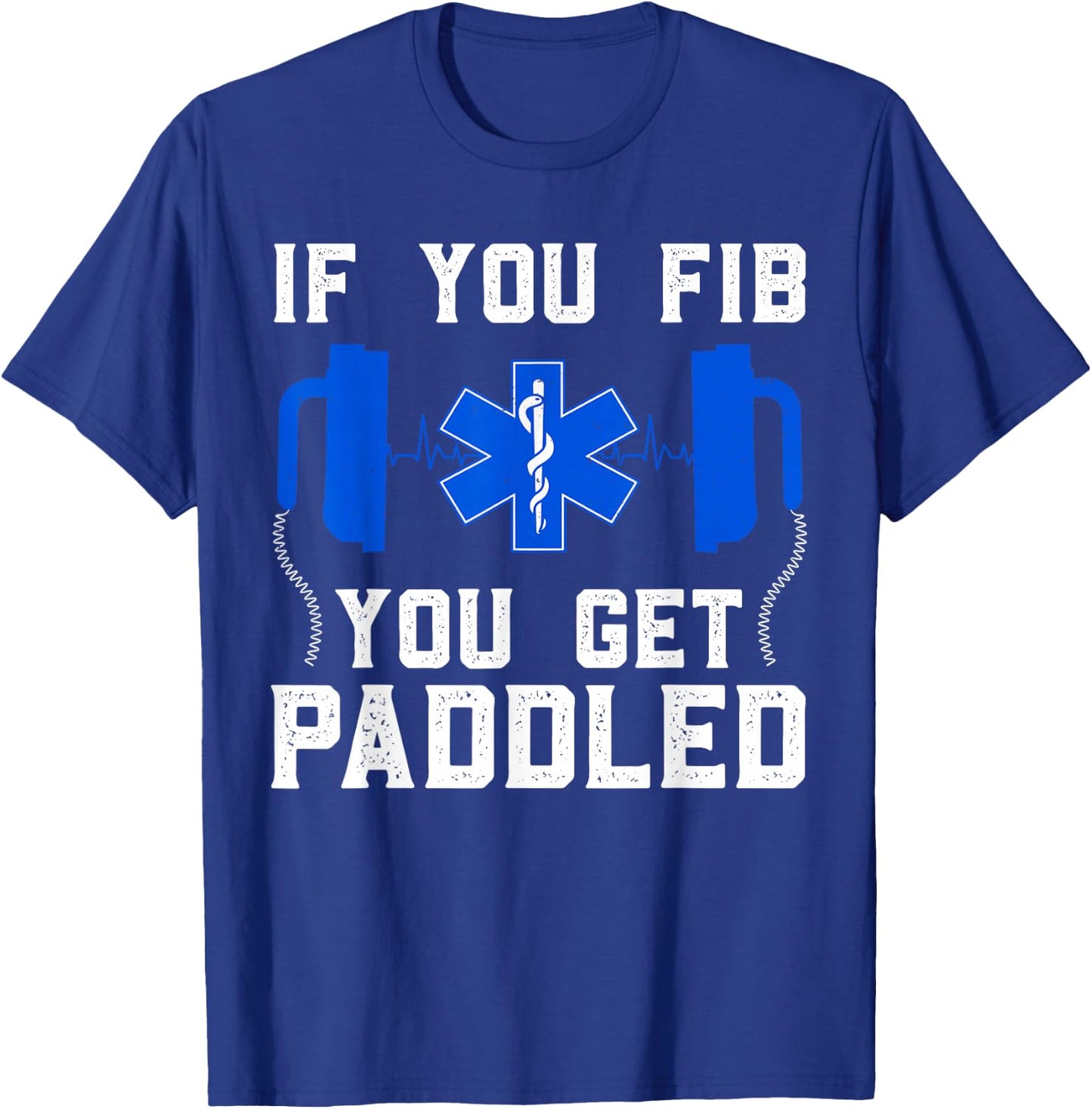 Funny Paramedic Women FIB EMT ER ICU Nurse Medical T-Shirt - T-Shirt | Royal