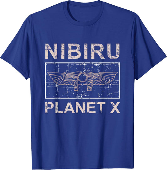 NIBIRU Planet Winged Sun Anunnaki Ancient Egyptian T-Shirt - T-Shirt | Royal