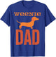 Weenie Dad Dachshund Doxen Wiener Dog Badger Funny Doxie T-Shirt - T-Shirt | Royal