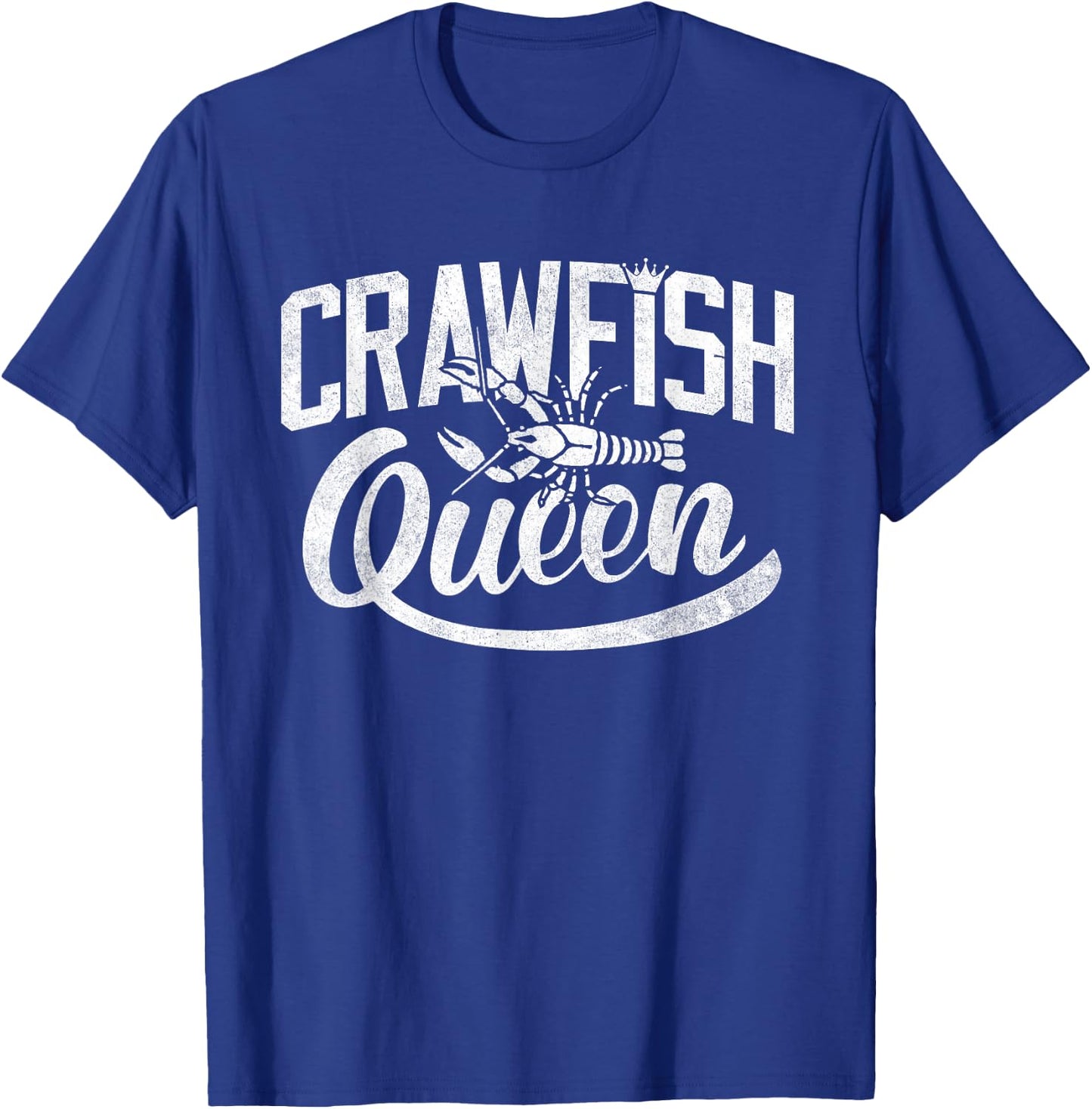 Crawfish Queen Cajun Boil Shirt Cute Crayfish Women Girls T-Shirt - T-Shirt | Royal