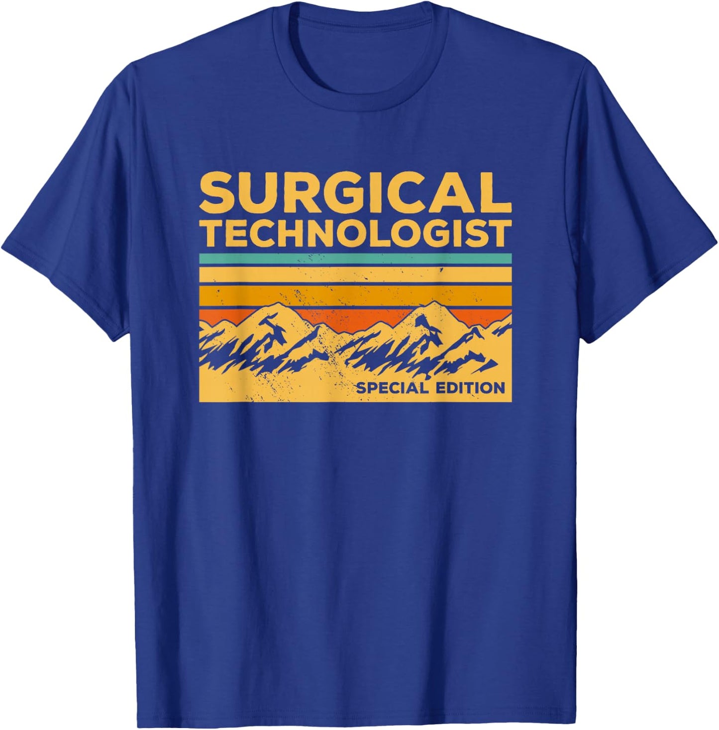 Vintage Surgical Technologist Scrub Tech T-Shirt - T-Shirt | Royal