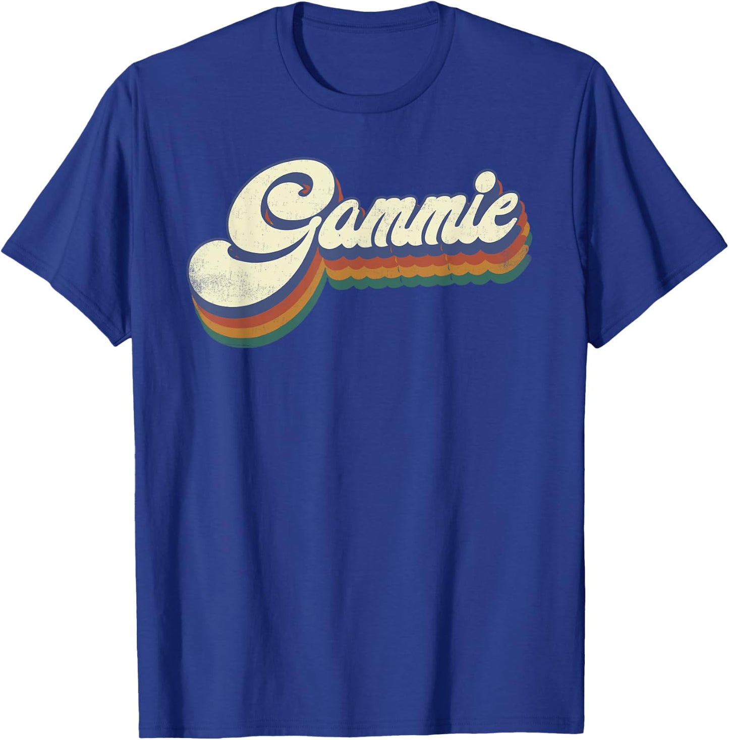 Gammie Gifts For Grandma Retro Vintage Mother's Day Gammie T-Shirt - T-Shirt | Royal