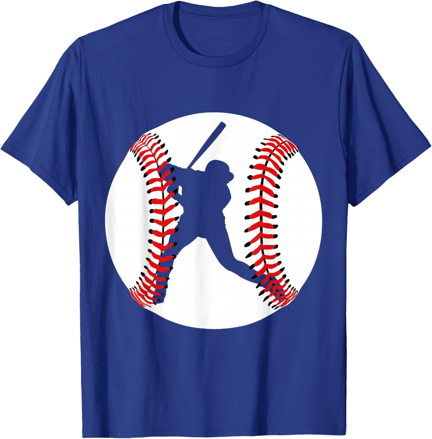 Cool Baseball Player T-Shirt - T-Shirt | Royal