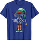 The Must Pet ALL the Dogs Elf Matching Family Christmas T-Shirt - T-Shirt | Royal