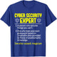 Cyber Security Expert - Network Support Hacker Programmer Small T-Shirt - T-Shirt | Royal