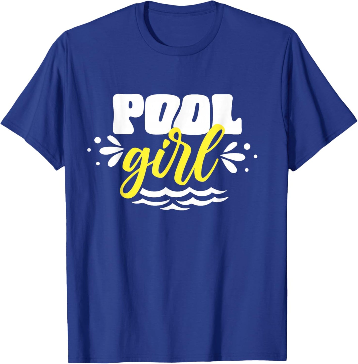 Pool Girl Lifeguard Bathmaster T-Shirt - T-Shirt | Royal