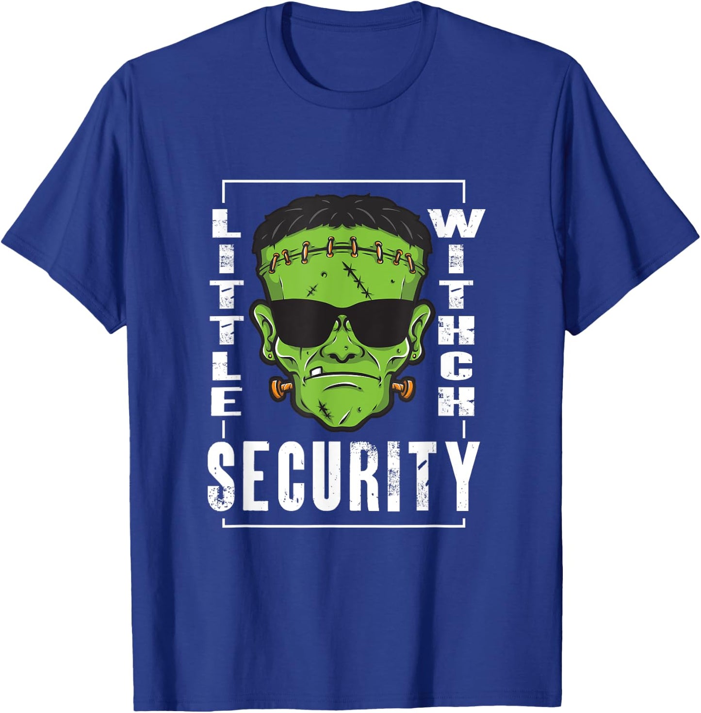 Little Witch Security | Horror Zombie | Halloween T-Shirt - T-Shirt | Royal