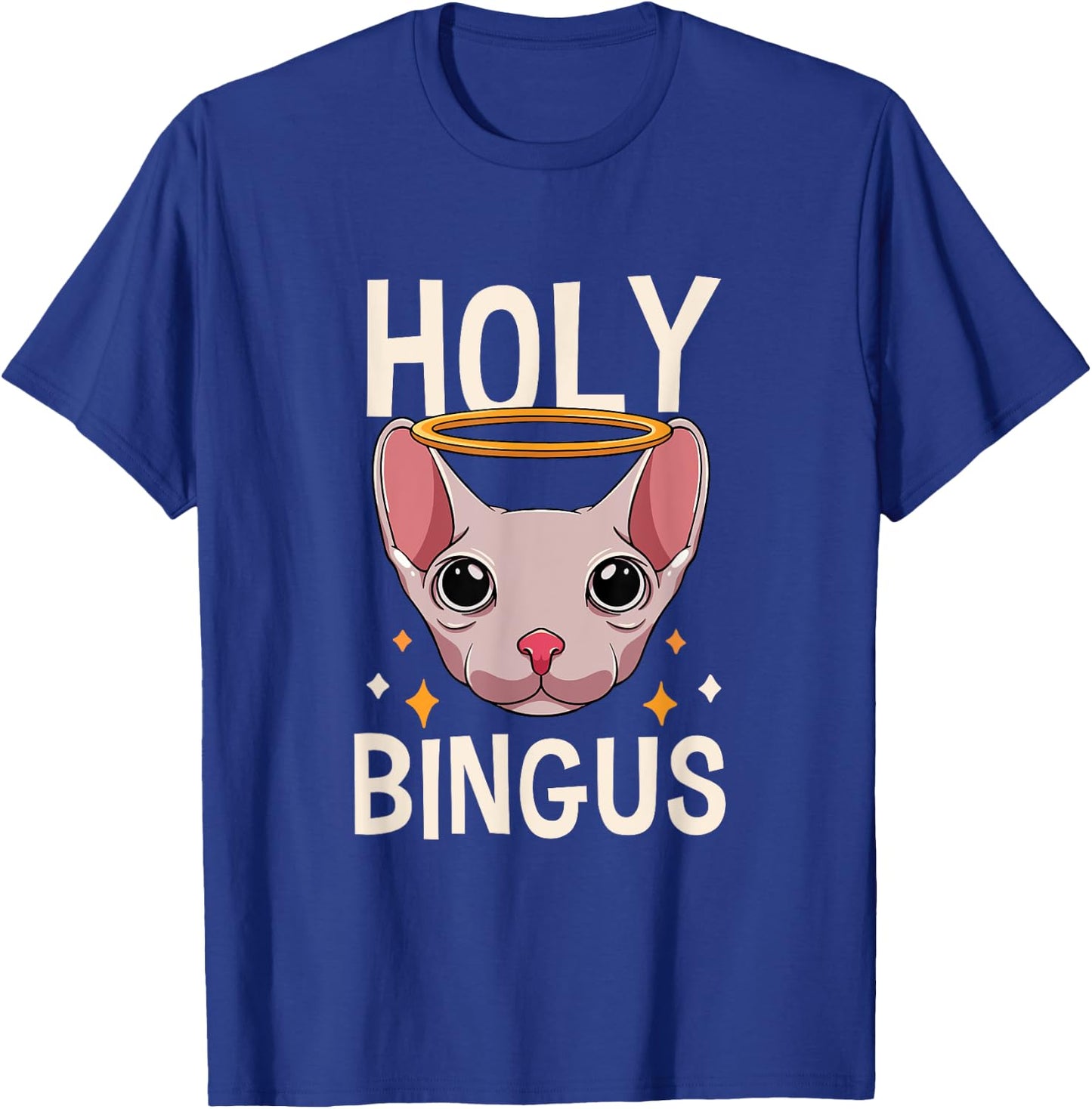 Kitty Sphynx Cat Hairless Kitten Bingus Cat Lover Men Women T-Shirt - T-Shirt | Royal